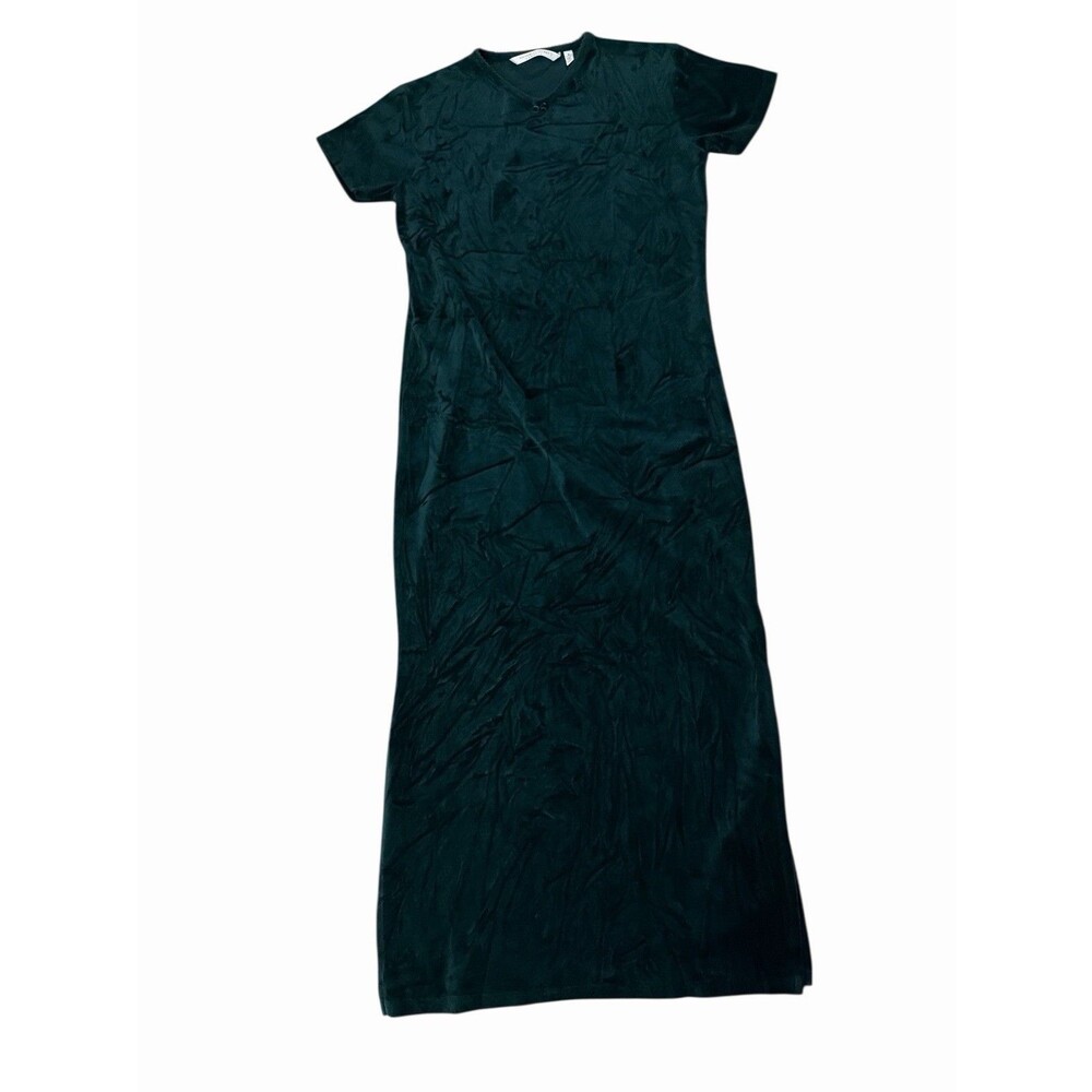 Victoria’s Secret Country Velour Maxi Dress Green Size S Vintage 90s Velvet Rare